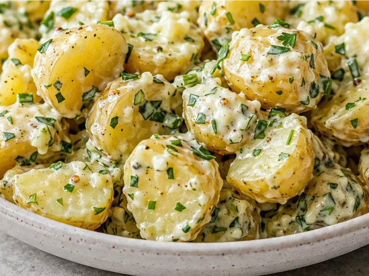 Creamy Herb & Garlic Potato Salad
