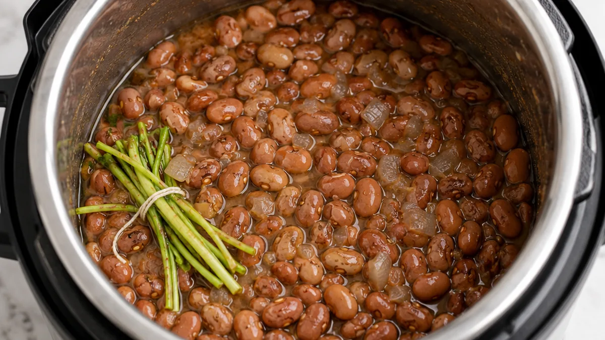 Quick & Easy Pressure Cooker Pinto Beans! - pressure cooker beans - Pressure cooker beans: enjoy perfectly tender pinto beans in under an hour. No soaking requi