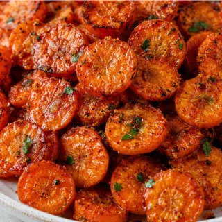 Crispy Roast Carrot Coins: A Sweet & Savory Delight! Roast carrot coins: master this simple side dish in 35 minutes. Perfectly tender with crispy edges, it's a