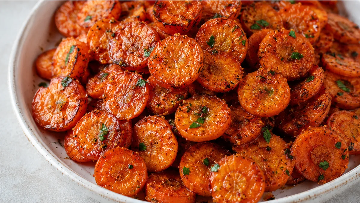 Crispy Roast Carrot Coins: A Sweet & Savory Delight! Roast carrot coins: master this simple side dish in 35 minutes. Perfectly tender with crispy edges, it's a