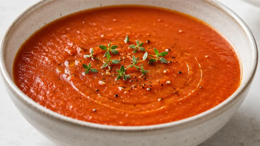 Roasted Tomato Soup: Comfort in a Bowl - Roasted tomato soup: make this incredibly flavorful and creamy homemade soup. Roasting the vegetables intensifies the t