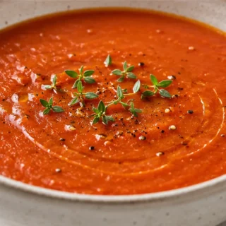 Roasted Tomato Soup: Comfort in a Bowl - Roasted tomato soup: make this incredibly flavorful and creamy homemade soup. Roasting the vegetables intensifies the t