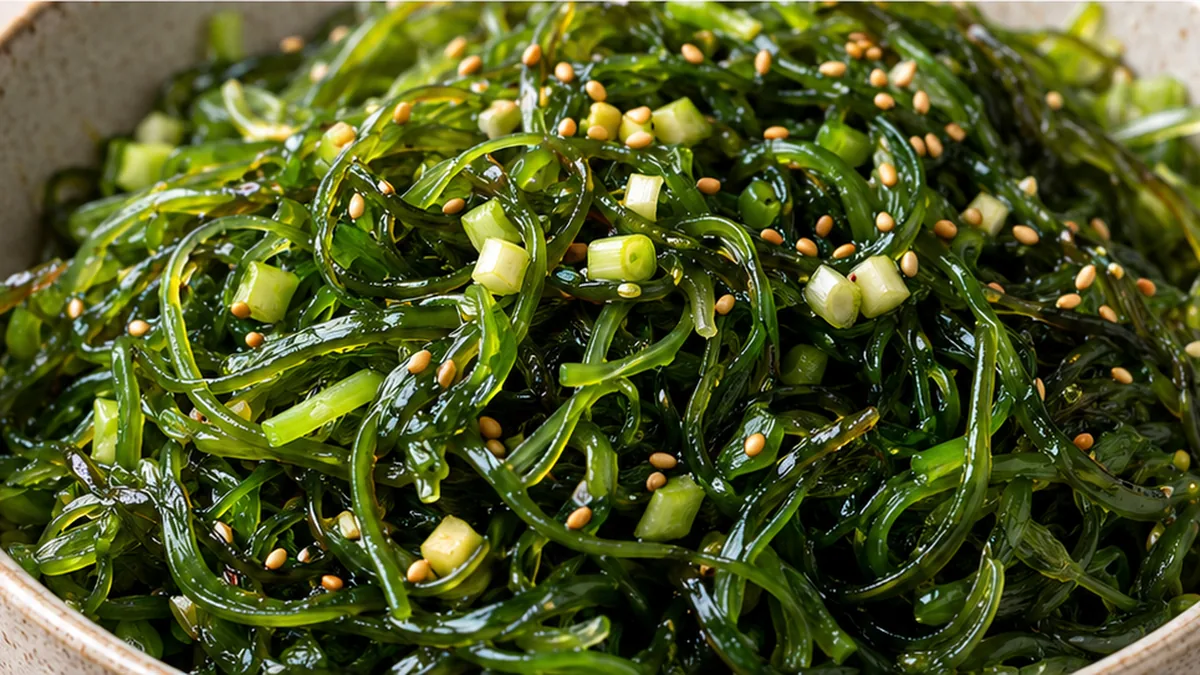 Super Fresh Seaweed Salad: A Zesty & Healthy Crunch! Seaweed salad: whip up this refreshing and healthy dish with a vibrant sesame dressing. Perfect for a light