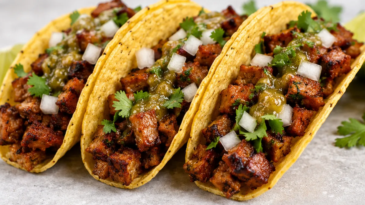 Crispy Seitan Tacos: Flavor Explosion in Every Bite! Seitan tacos: Craft these incredibly flavorful and crispy plant-based tacos in under 20 minutes. Perfect fo
