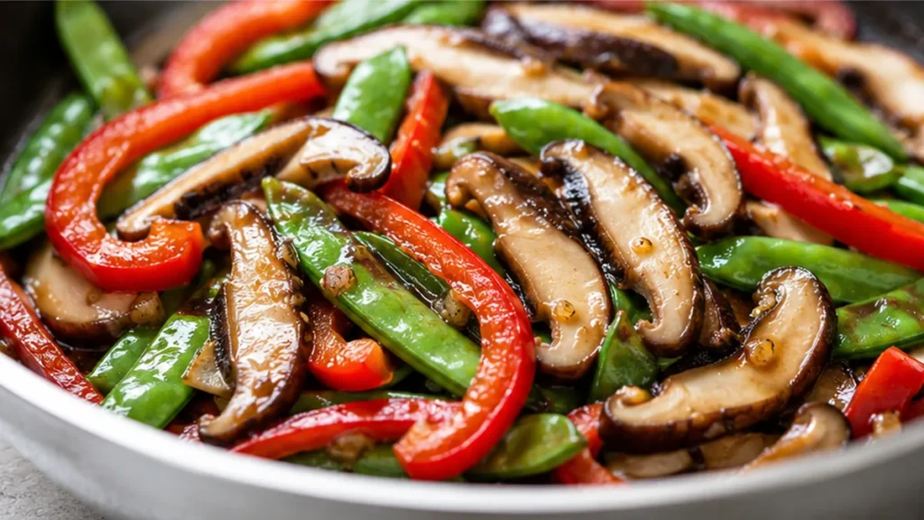 Sizzle & Spice: Quick Shiitake Veggie Stir Fry - shiitake stir fry - Shiitake stir fry: whip up this vibrant and healthy veggie stir fry in under 20 minutes. Pa