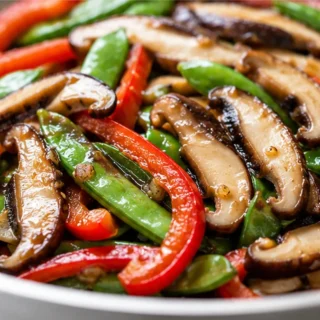 Sizzle & Spice: Quick Shiitake Veggie Stir Fry - shiitake stir fry - Shiitake stir fry: whip up this vibrant and healthy veggie stir fry in under 20 minutes. Pa