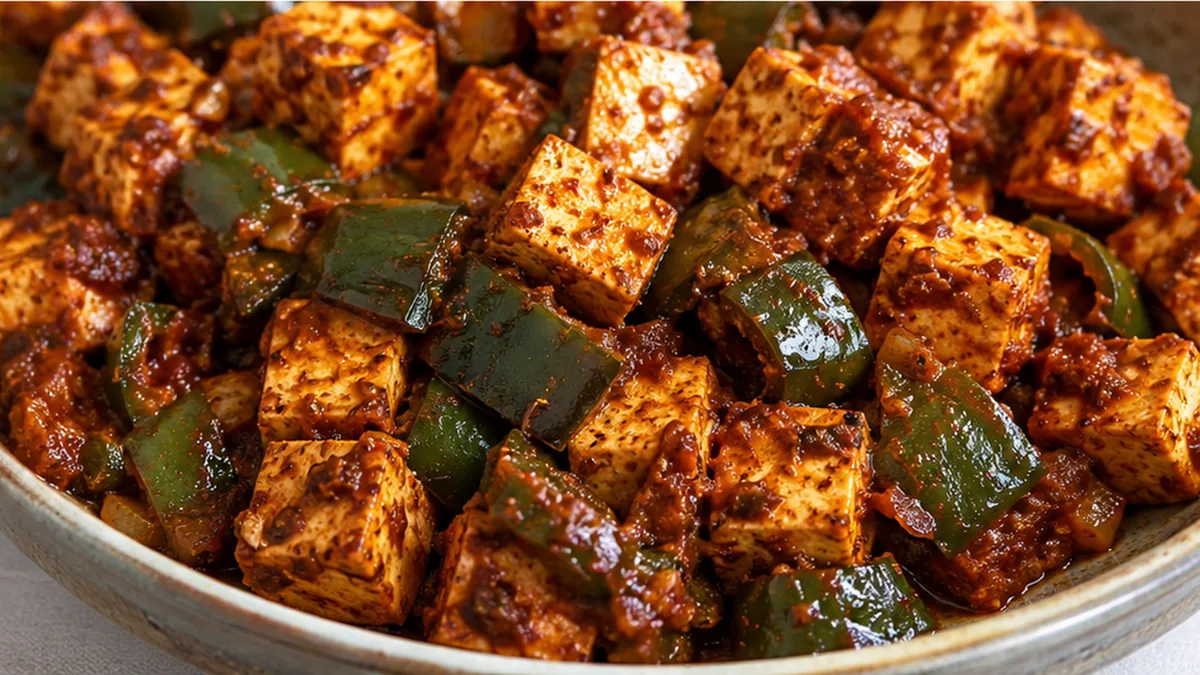 ️ Spicy Sofritas Tofu: A Flavor Explosion! Sofritas tofu: cook this spicy, flavorful plant-based protein in 25 minutes. Ideal for tacos, burritos, or bright veg