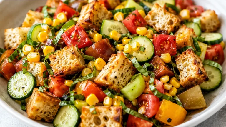 This Tomato Bread Salad is a Summer Dream!
