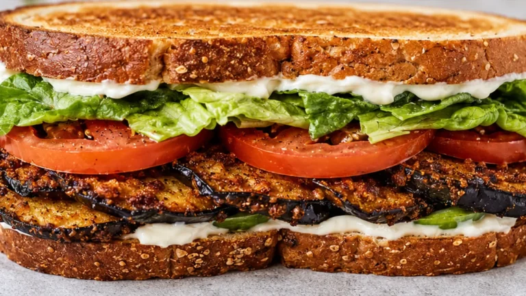 Crispy Eggplant BLT: The Vegan Sandwich!