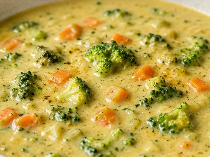 Creamy Vegan Broccoli Cheese Soup — So Comforting!