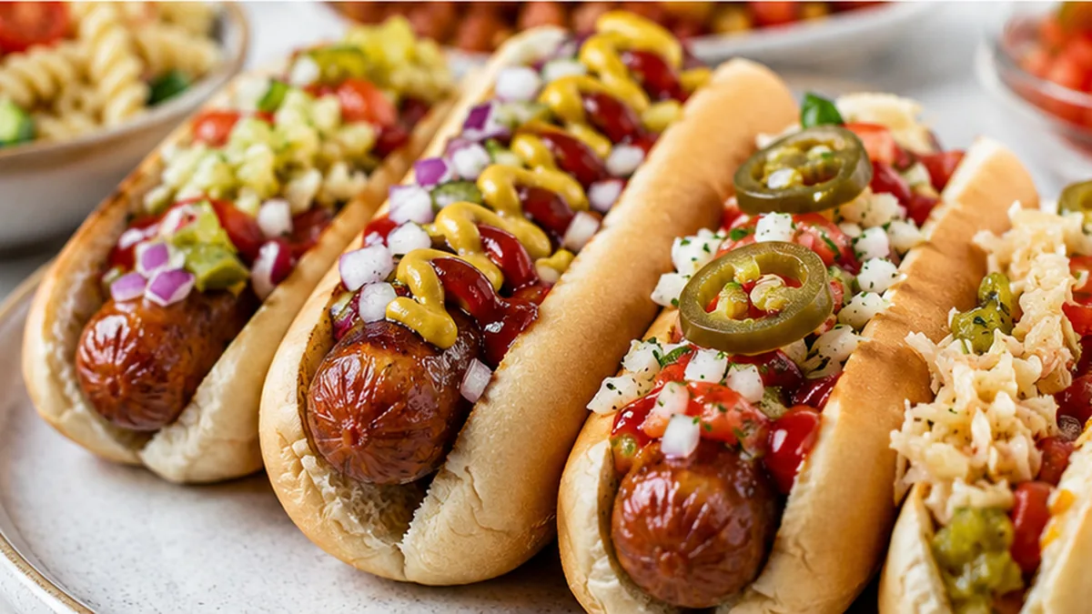 Crispy Air Fryer Vegan Dogs: Quick & Easy! - vegan hot dogs - Vegan hot dogs: master perfectly crispy plant-based sausages in your air fryer in just minutes. Qu