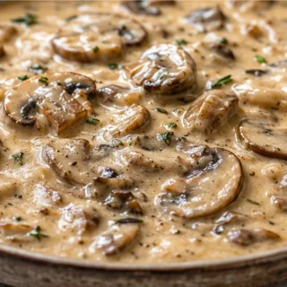 Creamy Vegan Mushroom Gravy - Vegan mushroom gravy: craft this savory, umami-rich gravy in under 20 minutes. Perfect over warm biscuits, a comforting plant-base