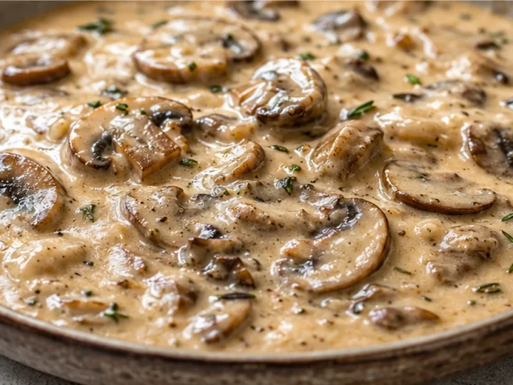 Creamy Vegan Mushroom Gravy