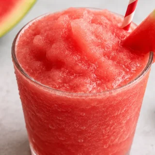 Refreshing Watermelon Slushie - Watermelon slushie: whip up this vibrant, frosty treat in minutes. Perfect for cooling down on hot summer days with just 3 simpl