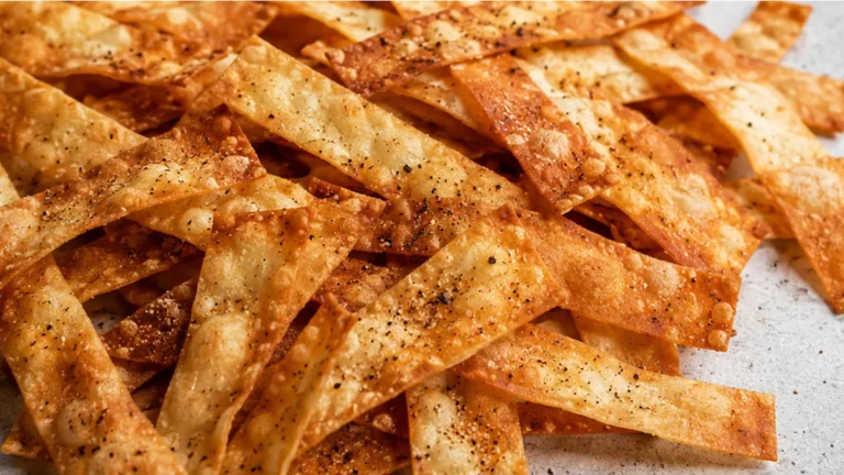 Crispy Air Fryer Wonton Strips