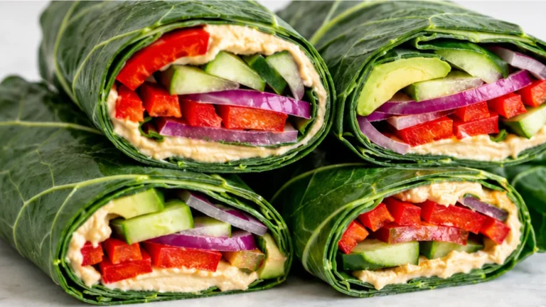 Fresh Collard Wraps: Your New Lunch Obsession!