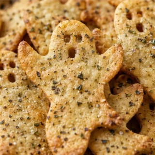 Ghostly Pita Chips: Spooktacularly Crispy Snack! - ghost pita