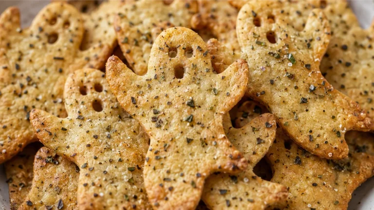 Ghostly Pita Chips: Spooktacularly Crispy Snack!