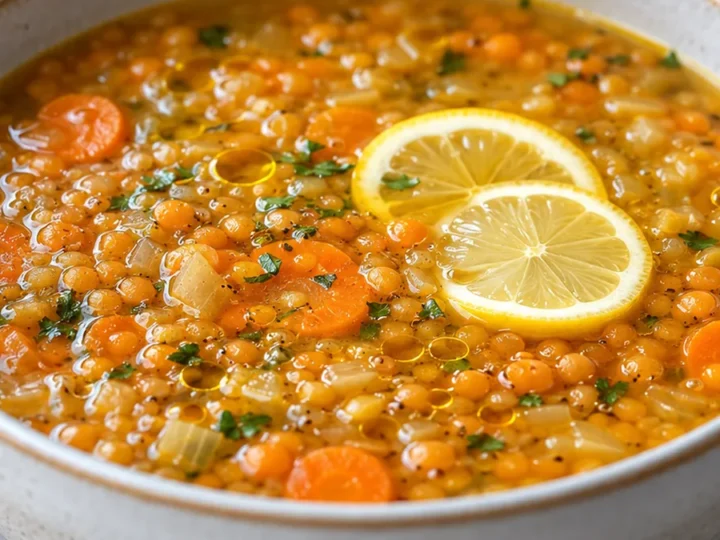 Zesty Lemon Lentil Soup