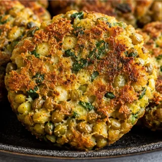 Crispy Moong Tikki: Vegan Snack - Moong Tikki: enjoy these crispy, flavorful vegan patties. Easy to prepare, they make a perfect appetizer or snack for any gath