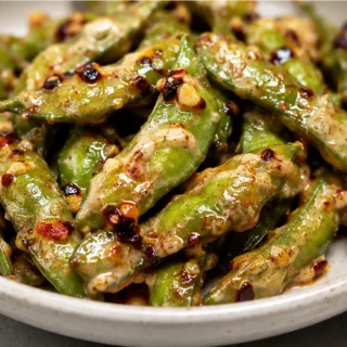 Kickin' Chili Crisp Edamame Snack! - spicy edamame