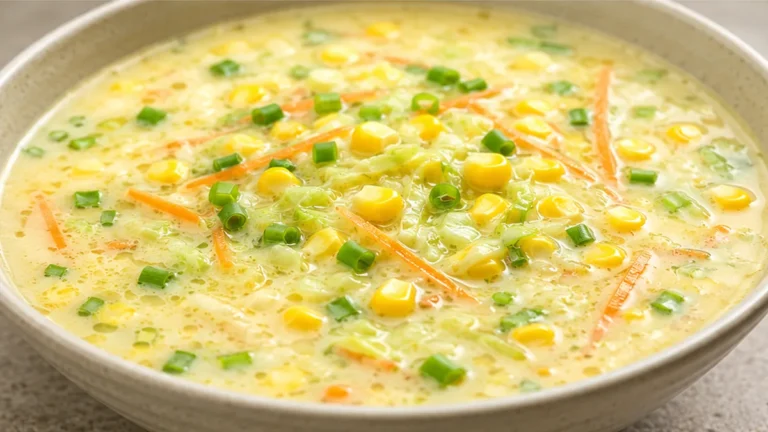 Creamy Sweet Corn Soup