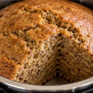 Fluffy Vegan Banana Bread in Instant Pot - Vegan banana bread: bake a perfectly moist and fluffy loaf in your Instant Pot. This easy recipe uses simple ingredie