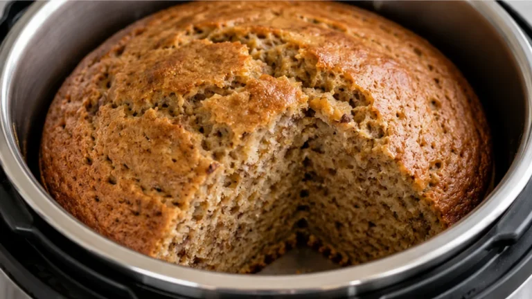 Fluffy Vegan Banana Bread in Instant Pot