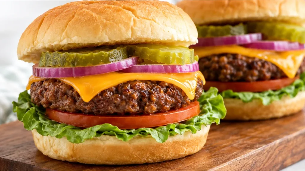 Juiciest Beyond Burgers in the Air Fryer - Beyond burger: Master the ultimate air fryer technique for perfectly juicy and flavorful plant-based burgers in under