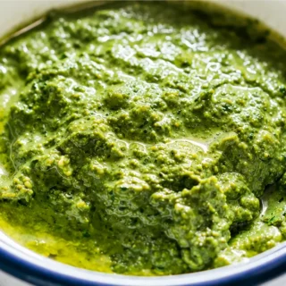 5-Minute Vegan Basil Walnut Pesto - 5 minute vegan basil walnut