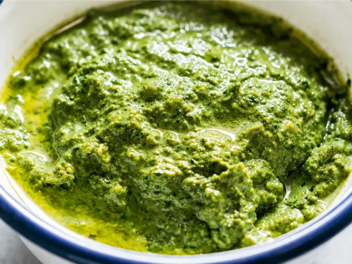 5-Minute Vegan Basil Walnut Pesto