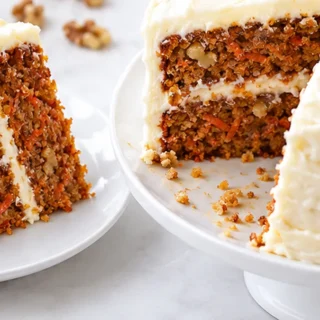 Vegan Gluten-Free Carrot Cake - Carrot cake: bake this ultra moist vegan and gluten-free dessert. Perfect for any celebration, packed with spices and tender car