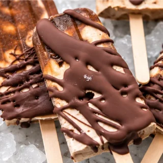 Chocolate Coconut Latte Fudge Pops