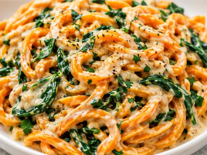 Creamy Sweet Potato Noodles: Comfort Food!