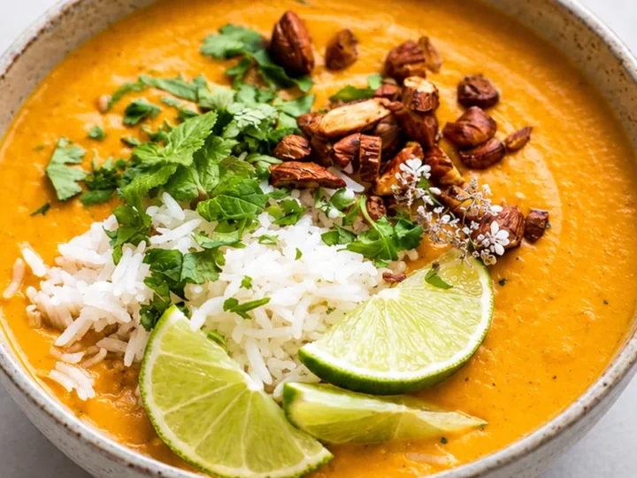 Creamy Thai Carrot Sweet Potato Soup