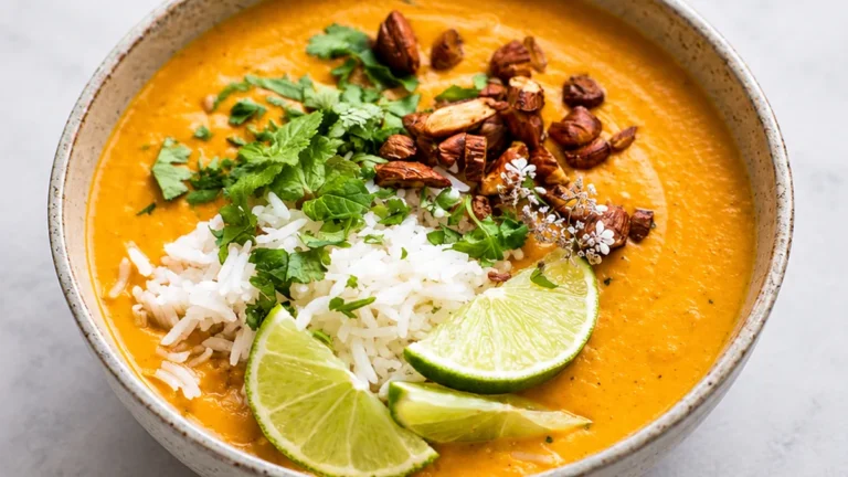 Creamy Thai Carrot Sweet Potato Soup