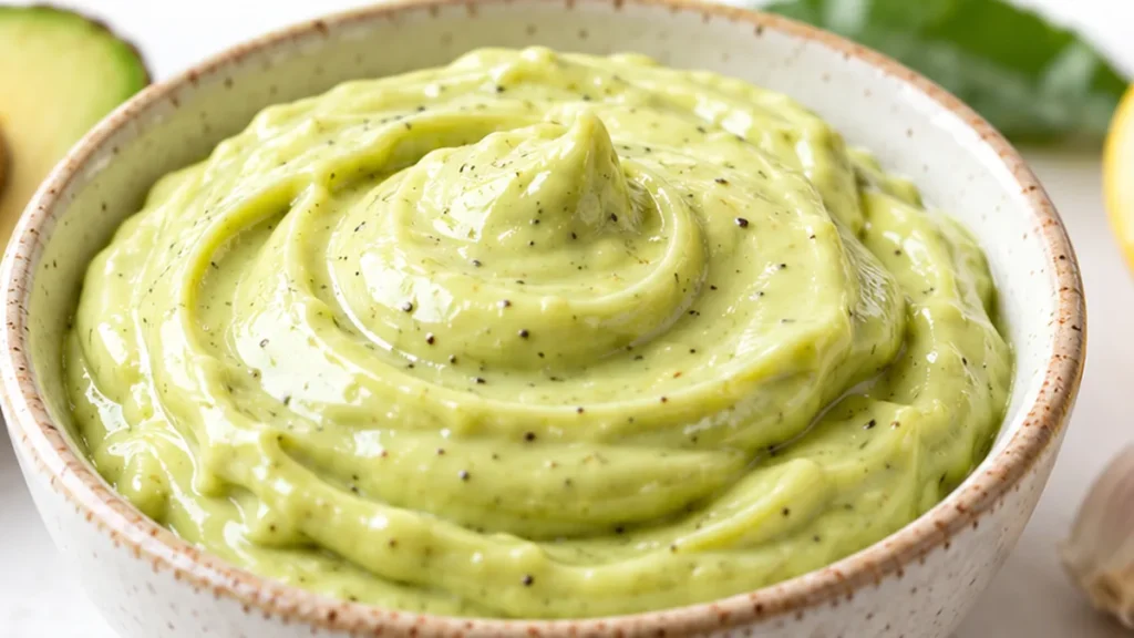 Creamy Vegan Avocado Mayo