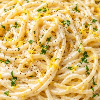Creamy Vegan Lemon Pasta