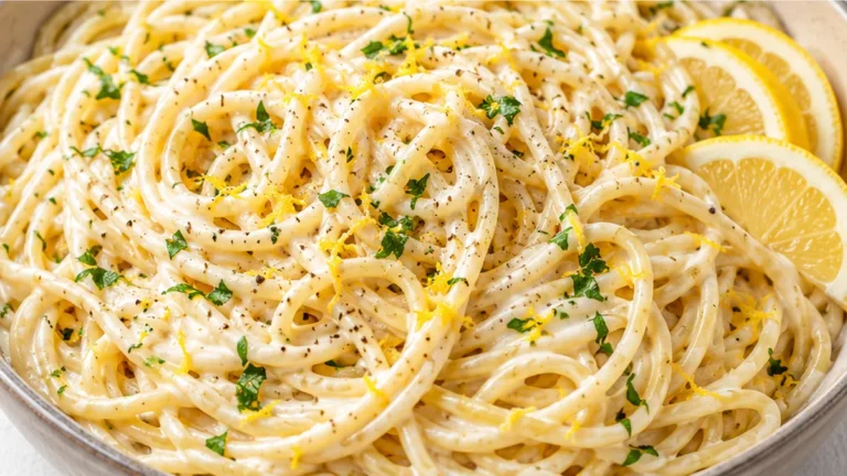 Creamy Vegan Lemon Pasta