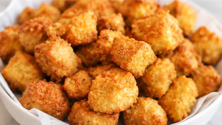Crispy Air Fryer Tofu Nuggets