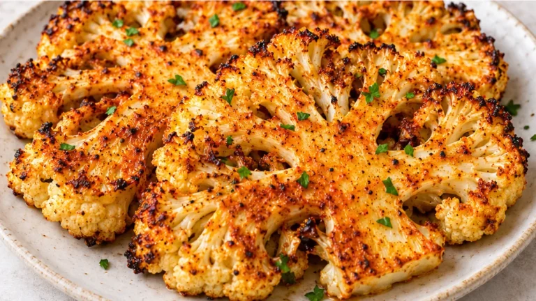 Crispy Cauliflower Steaks