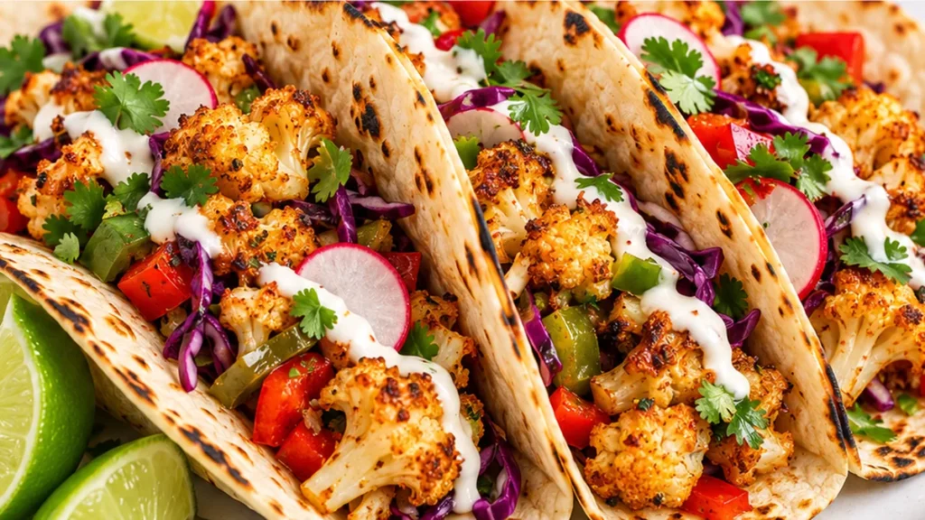 Crispy Cauliflower Tacos