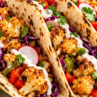 Crispy Cauliflower Tacos