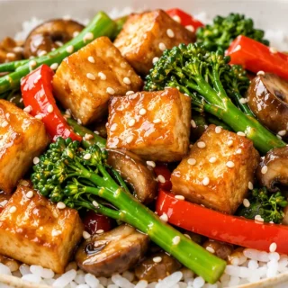 Crispy Tofu Stir-Fry - crispy tofu stir fry