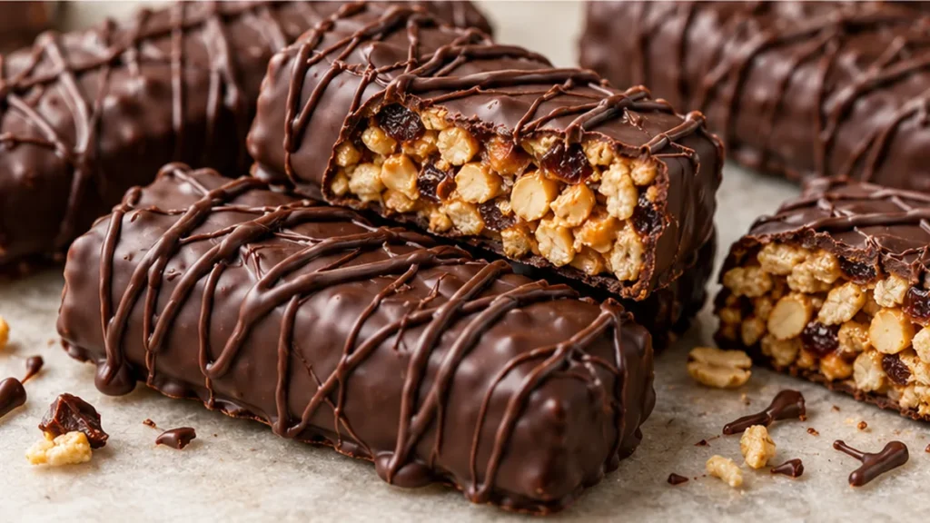 No-Bake Peanut Butter Crunch Bars - no bake peanut butter crunch