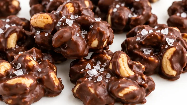 Vegan Chocolate Cashew Clusters