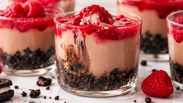 5-Minute Vegan Chocolate Cheesecake Cups