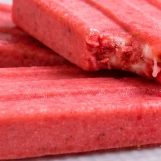 Vegan Strawberry Popsicles